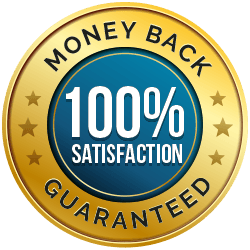 60-day money-back guarantee seal badge